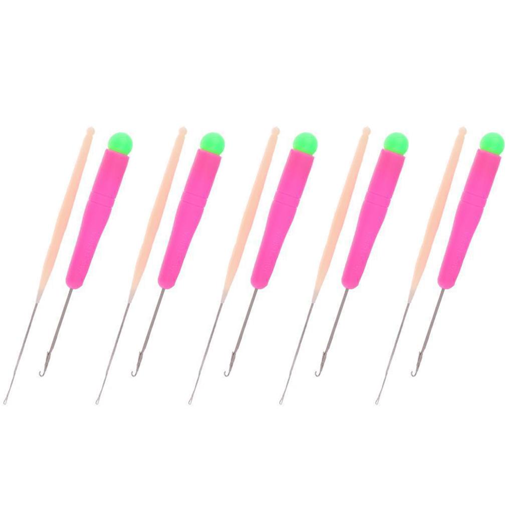 10pcs Latch Hook Crochet Needles for Hair/Micro Braid Dread Lock Maintaining