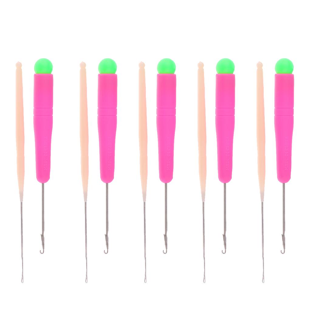 10pcs Latch Hook Crochet Needles for Hair/Micro Braid Dread Lock Maintaining