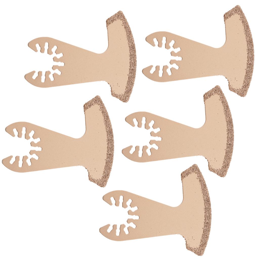 5 Pieces Multi Function Tool Diamond Boot Tile Grout Remover Saw Blade 65mm
