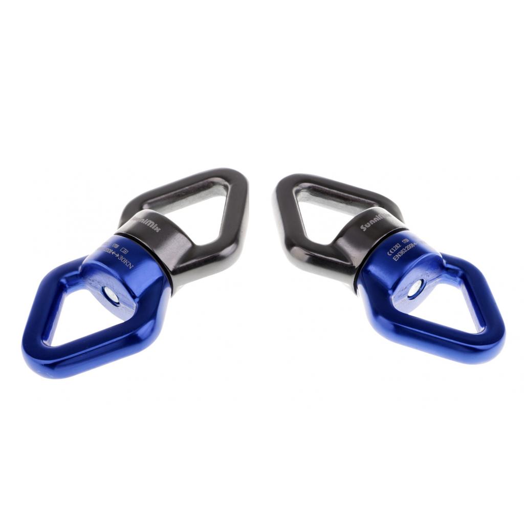 2 Pieces Safety Swivel Rope Connector Device for Climbing Aerial Dance