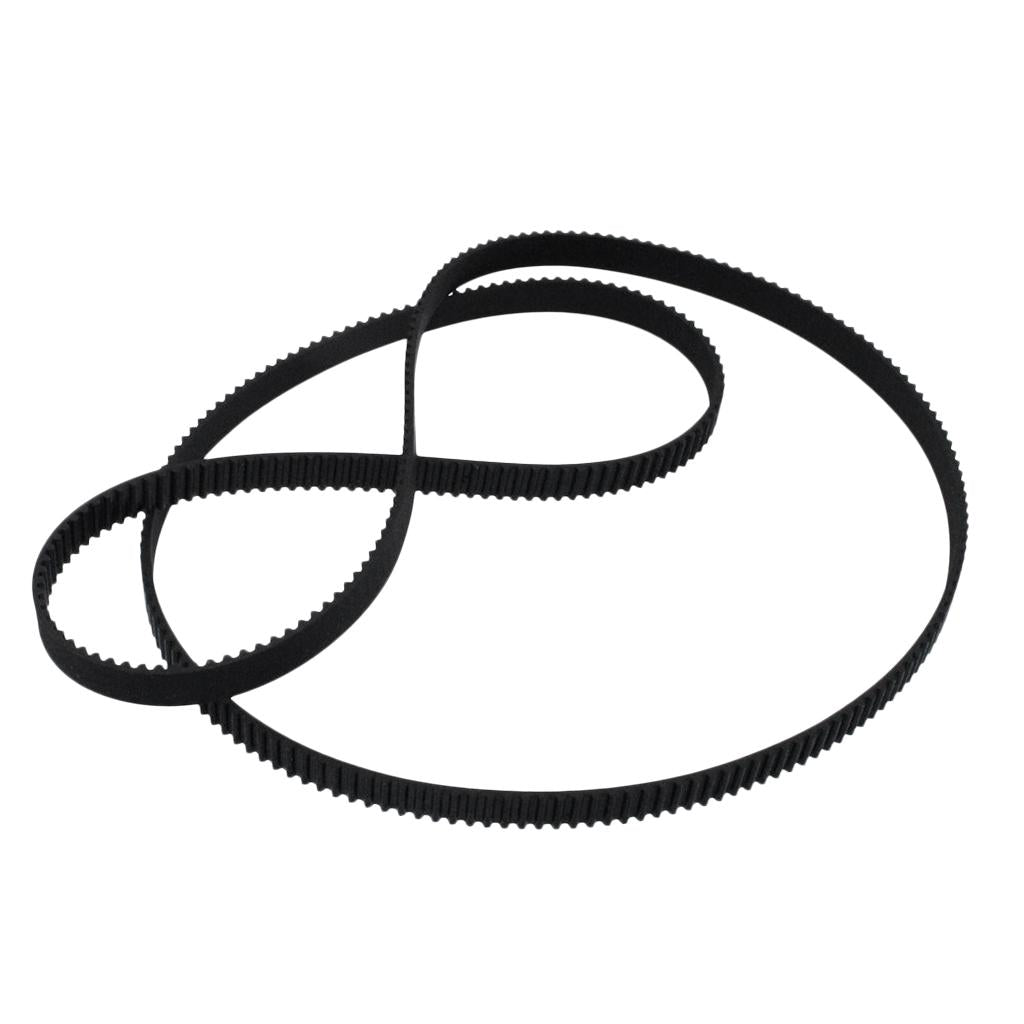 2Pcs 3D Printer Belt Closed Loop Rubber GT2 Timing Belt 2GT-6 Black 280mm