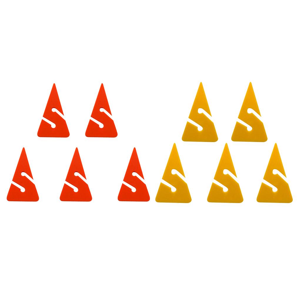 10 Pieces Triangle Line Arrow Marker for Scuba Diving Cave Wreck Dive
