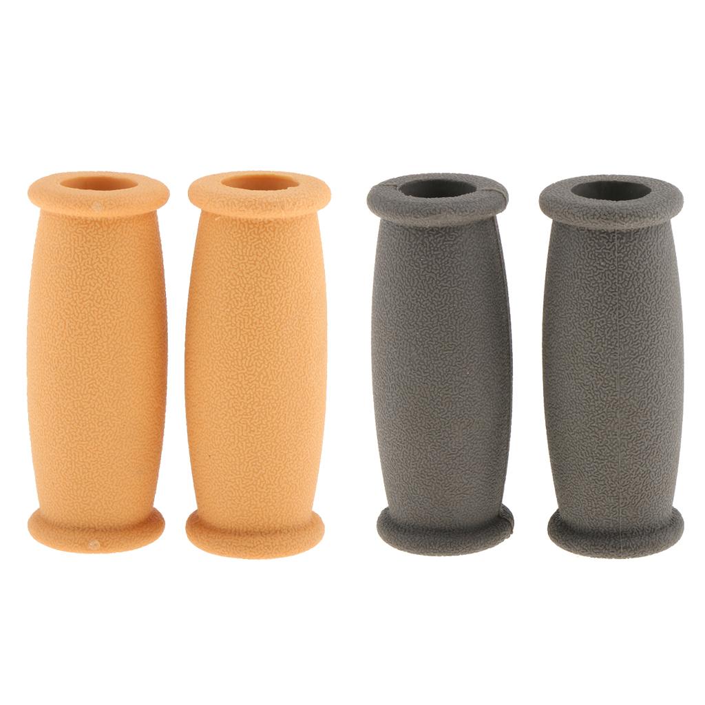 2 Pairs Rubber Crutch Hand Grip Cover Crutches Handle Replacement Covers