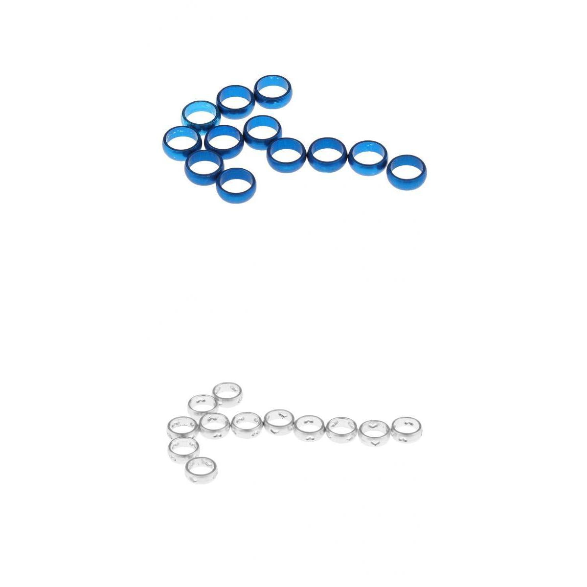 24 Pieces Aluminum Dart Sharft Protect Flights O Rings Spare Gripper Ring
