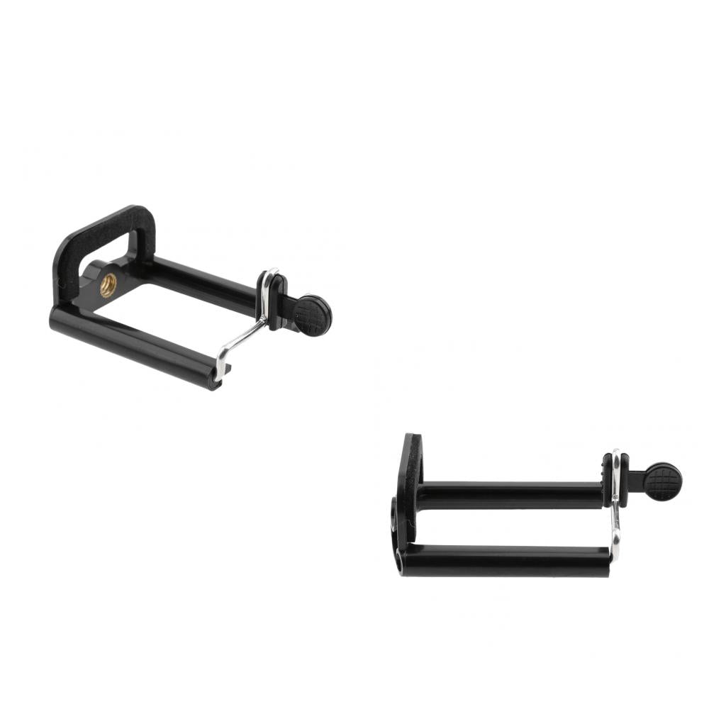 2 Piece Camera Stand Clip Bracket Holder Tripod Mount Adapter for Cell Phone