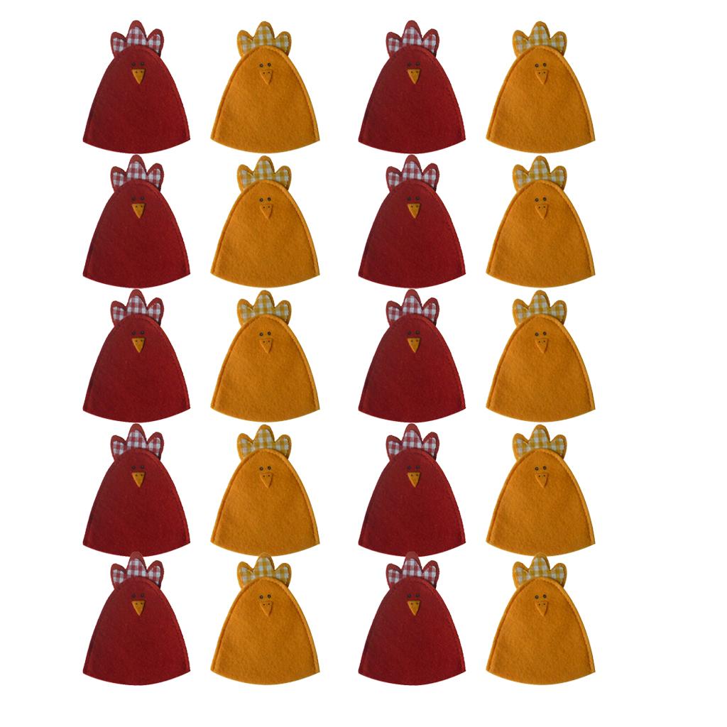 20x Easter Chick Egg Cosy Warmer Bags for Easter Festival DIY Craft