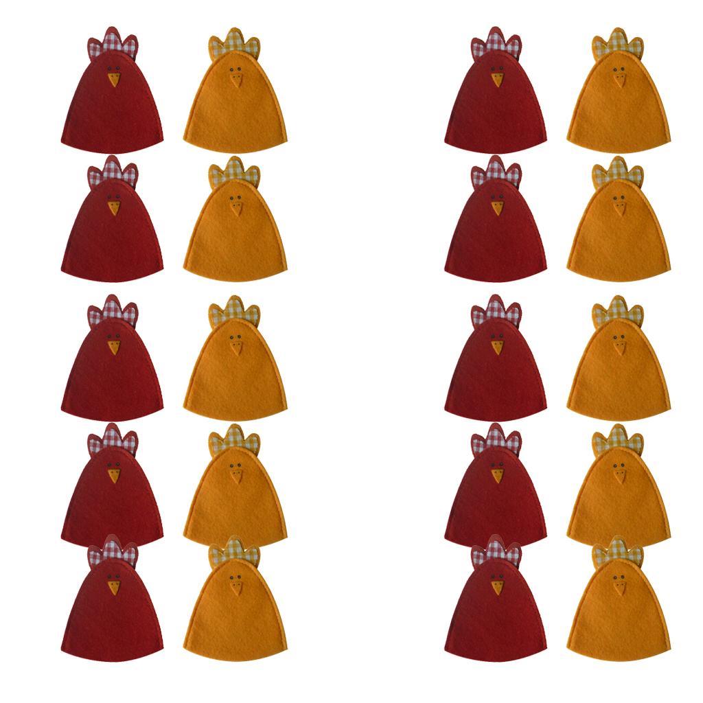 20x Easter Chick Egg Cosy Warmer Bags for Easter Festival DIY Craft