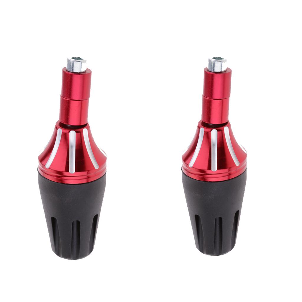 2Pcs Frame Slider Falling Crash Protector for Motorcycle Motorbike Red