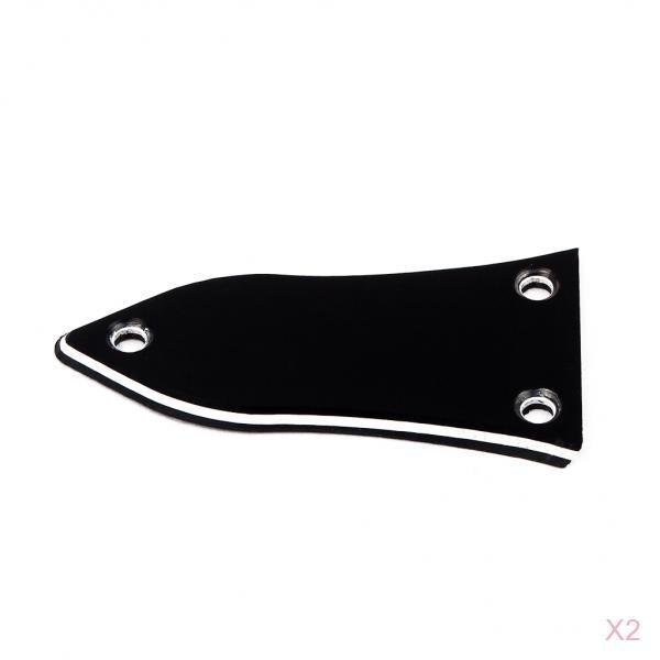 2 Pieces ABS Plastic Guitar Truss Rod Cover for Epiphone Guitar Parts
