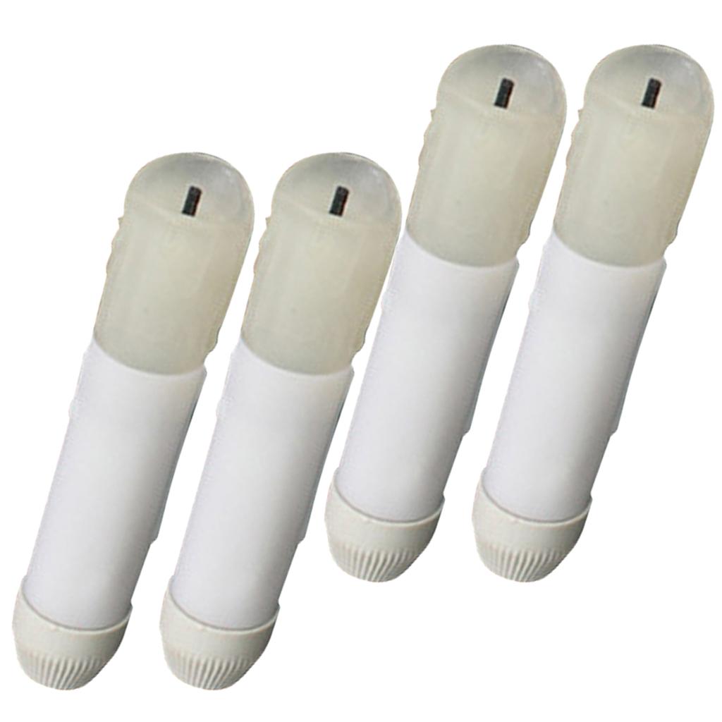 4 Pieces 105mm Tall Electric LED Candle Flameless Candle for Party Decor B