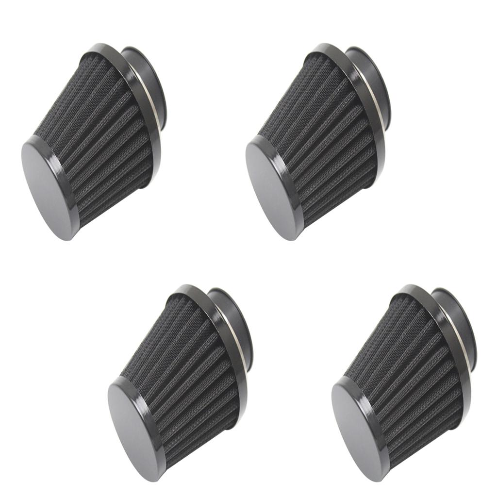 4Pcs 54mm Cone Air Intake Filter Cleaner Universal Motorcycle Dirt Bike ATV