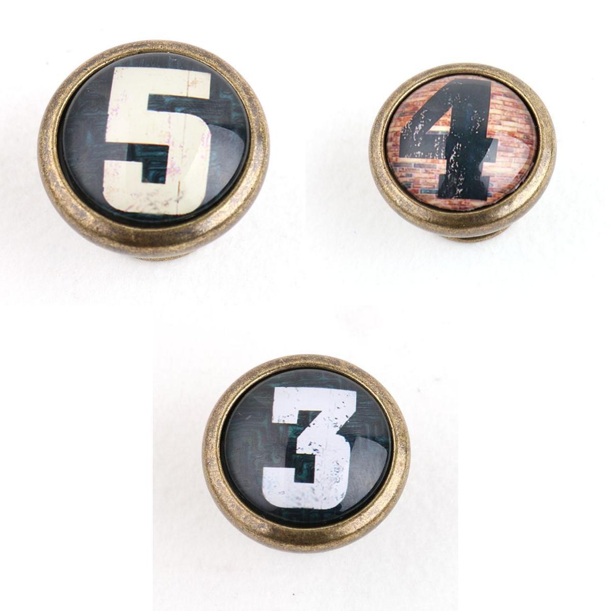 3Pcs Vintage Cabinet Door Drawer Bin Dresser Handle Pull Knob Hardware #2