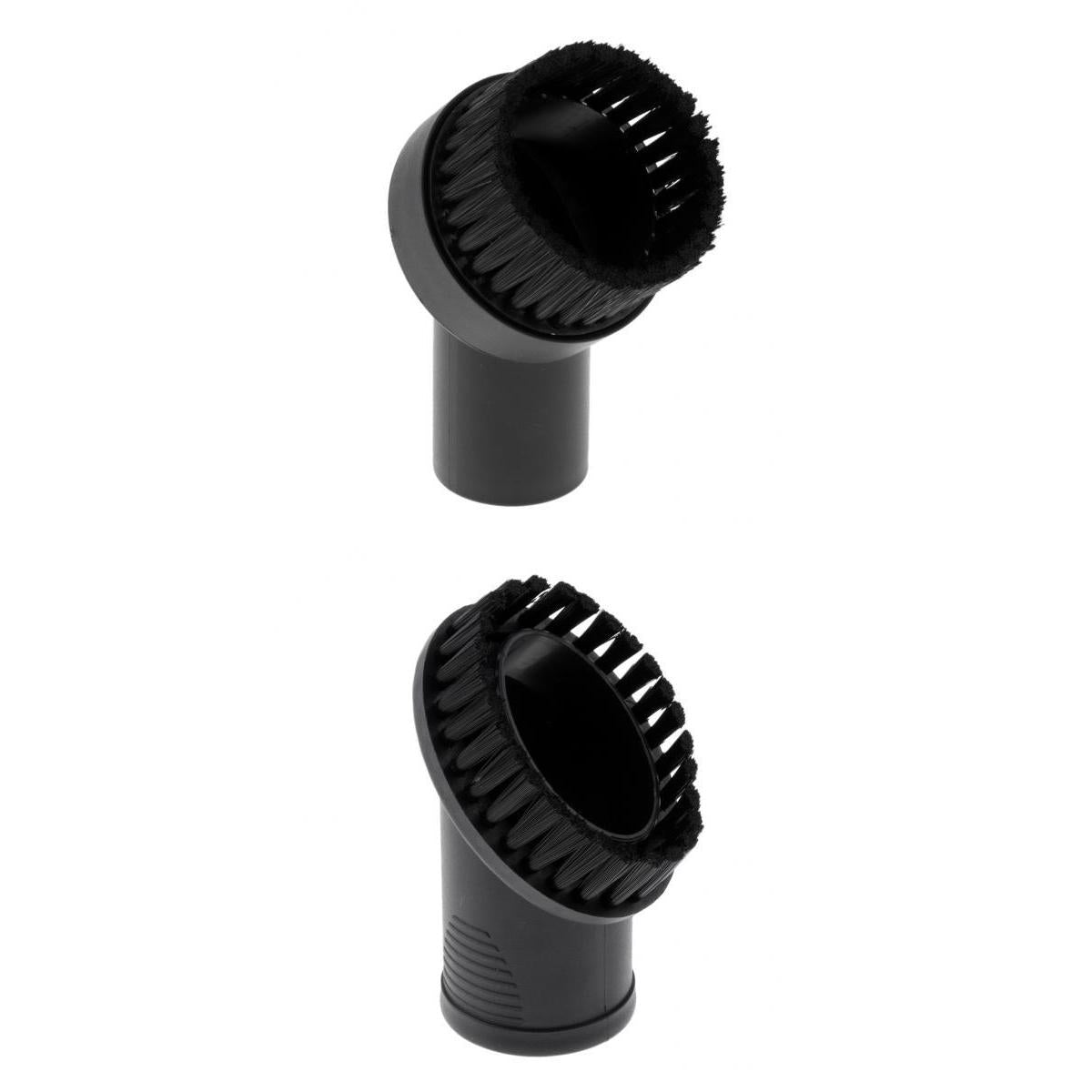 2 pcs Universal 32mm/1.25 Dia. Vacuum Bristle Brushes Dust Brush Black "