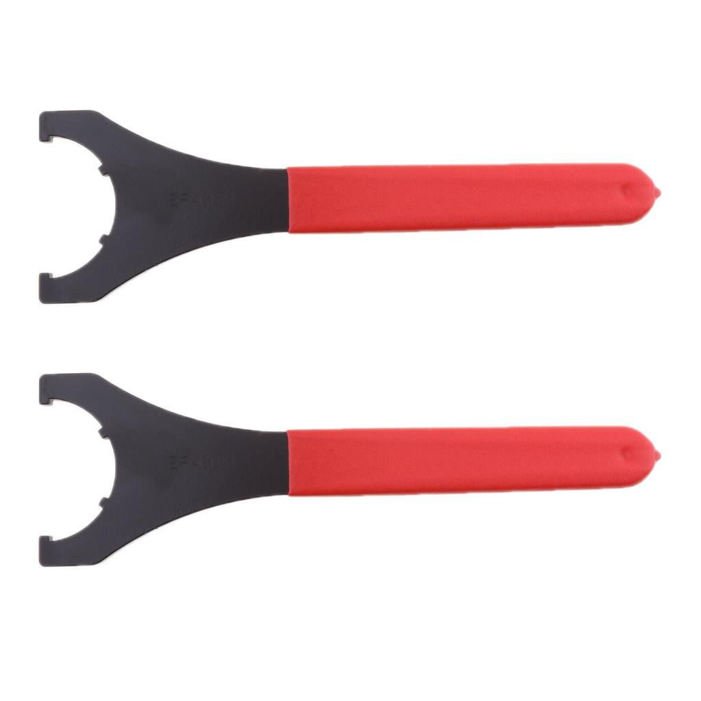 2 Pieces ER40UM Collet Chuck Spanner Wrench Spring Clamping Nut CNC Holder