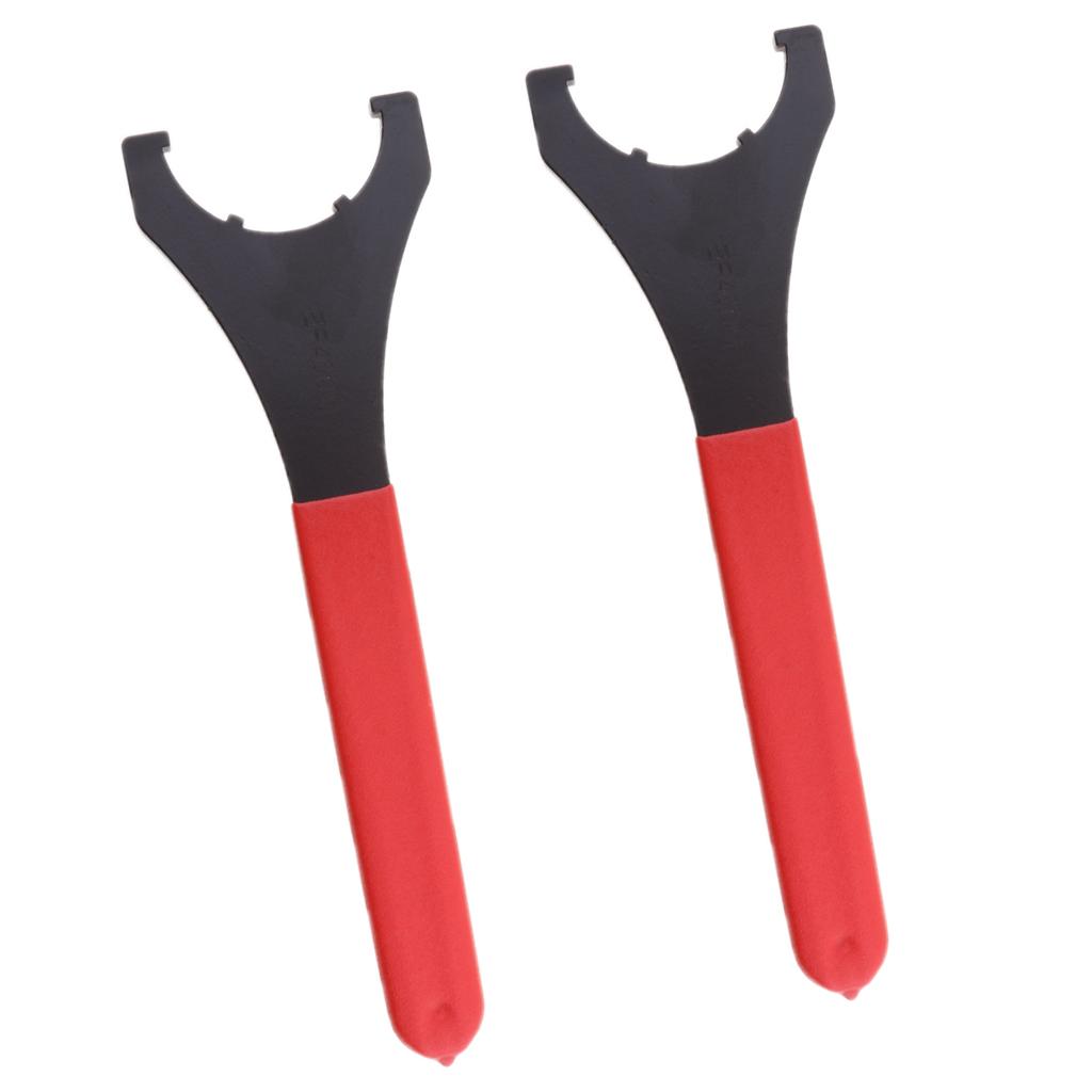 2 Pieces ER40UM Collet Chuck Spanner Wrench Spring Clamping Nut CNC Holder