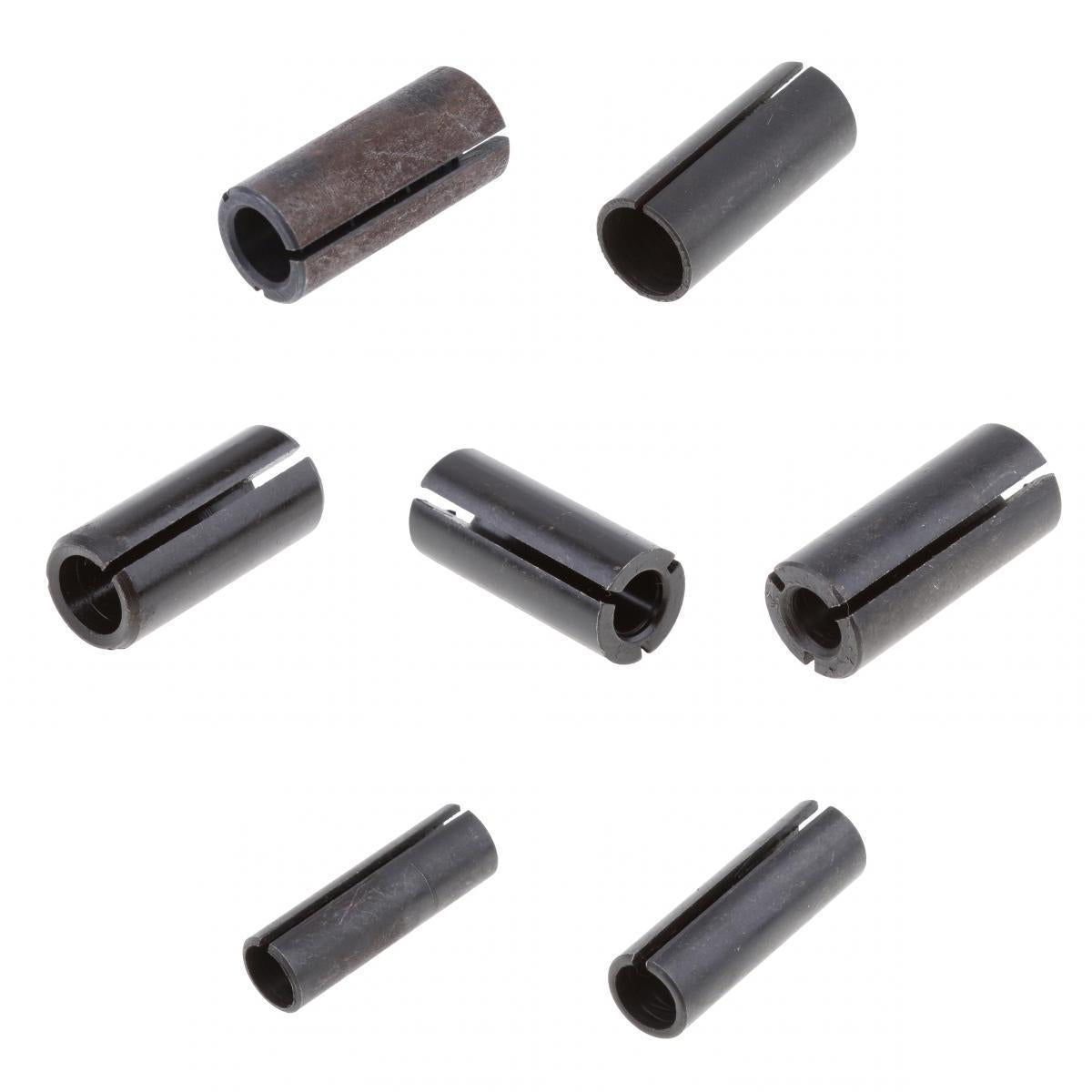 7 Pieces High Precision Router Bit Collet Chuck Adapter Set CNC Tool