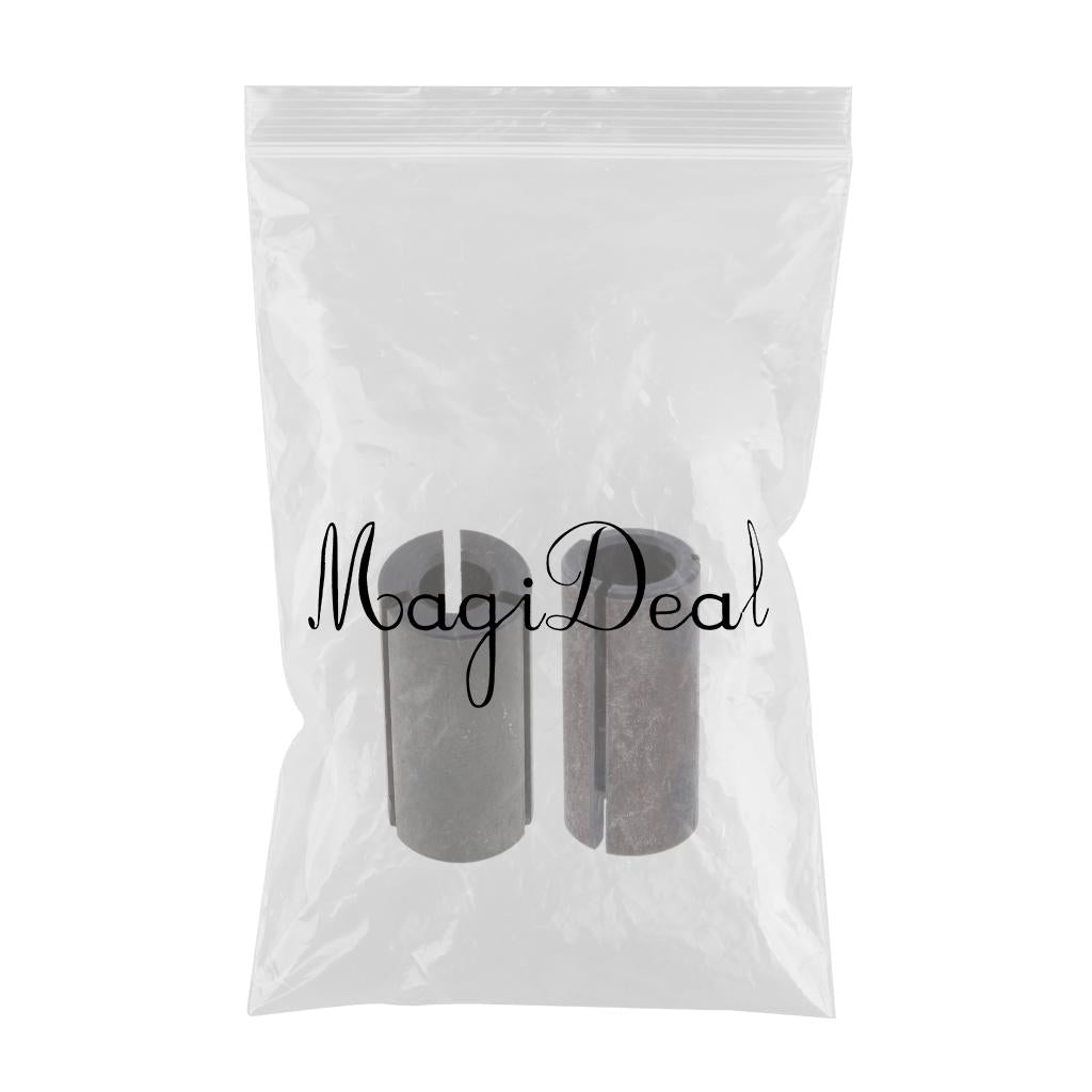 2 Pieces High Precision Router Bit Collet Chuck Adapter Set CNC Tool