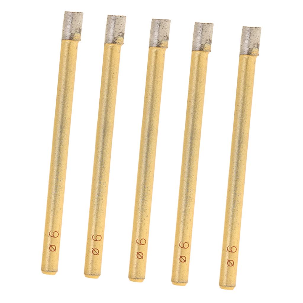 5x Diamond Holesaw Tile Ceramic Glass Slate Porcelain Marble Drill Bits 6mm
