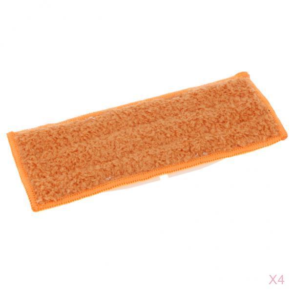 4pcs Wet/Dry/Damp Mopping Pad Mop Pad for iRobot Braava Jet 240 241 (Damp)