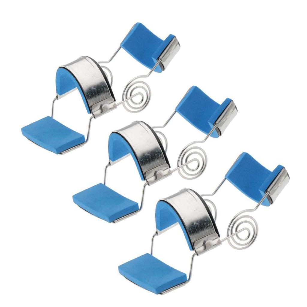 3Pieces Trigger Finger Splint Support Brace for Straighten Curved Bent S M L