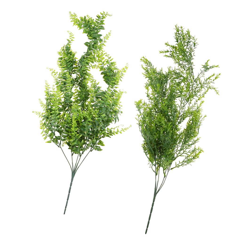 2 Bunch Artificial Weeping Ivy Vine Plants Outdoor Indoor Hanging Decor