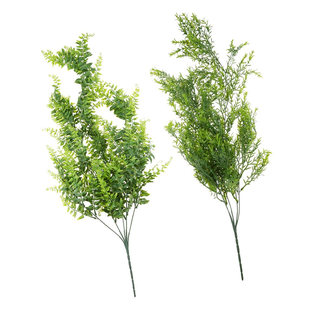 2 Bunch Artificial Weeping Ivy Vine Plants Outdoor Indoor Hanging Decor