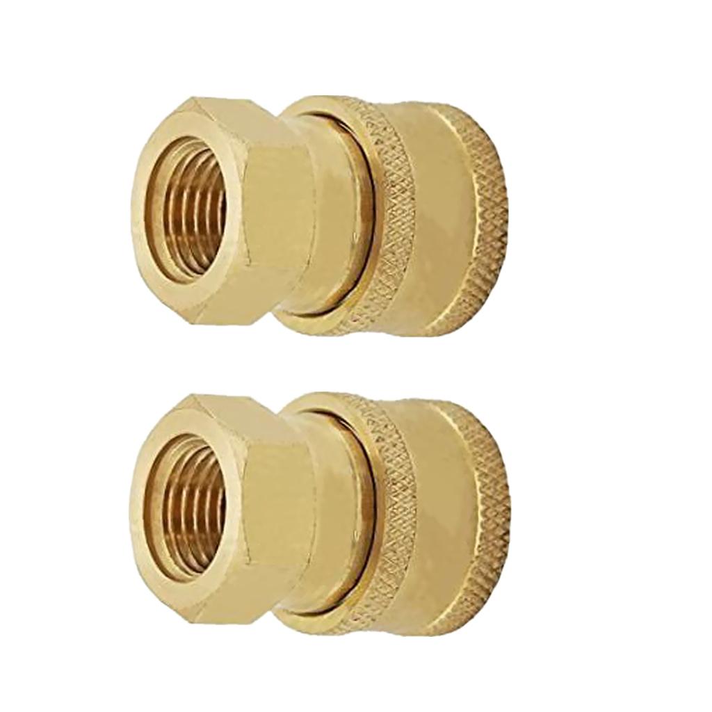 2 Pieces Pressure Washer Quick Release Socket 15mm to 3/8 Female Connector