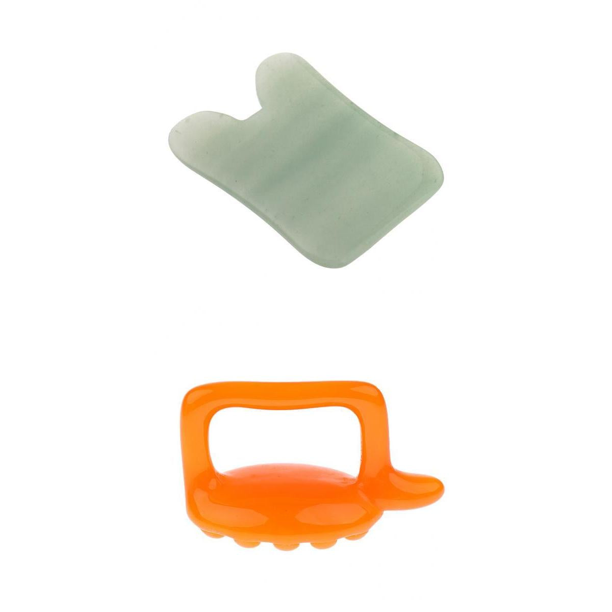 2 Pieces Guasha Full Body Scraping Massage Neck Trigger Point Massager Tool