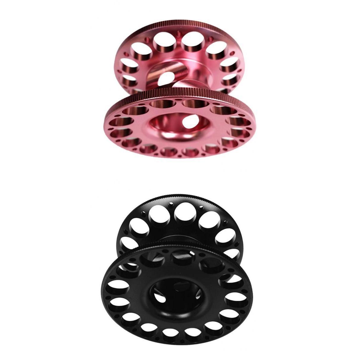 2 Pieces Aluminum Alloy Scuba Diving Snorkeling Diver Finger Spool Dive Reel