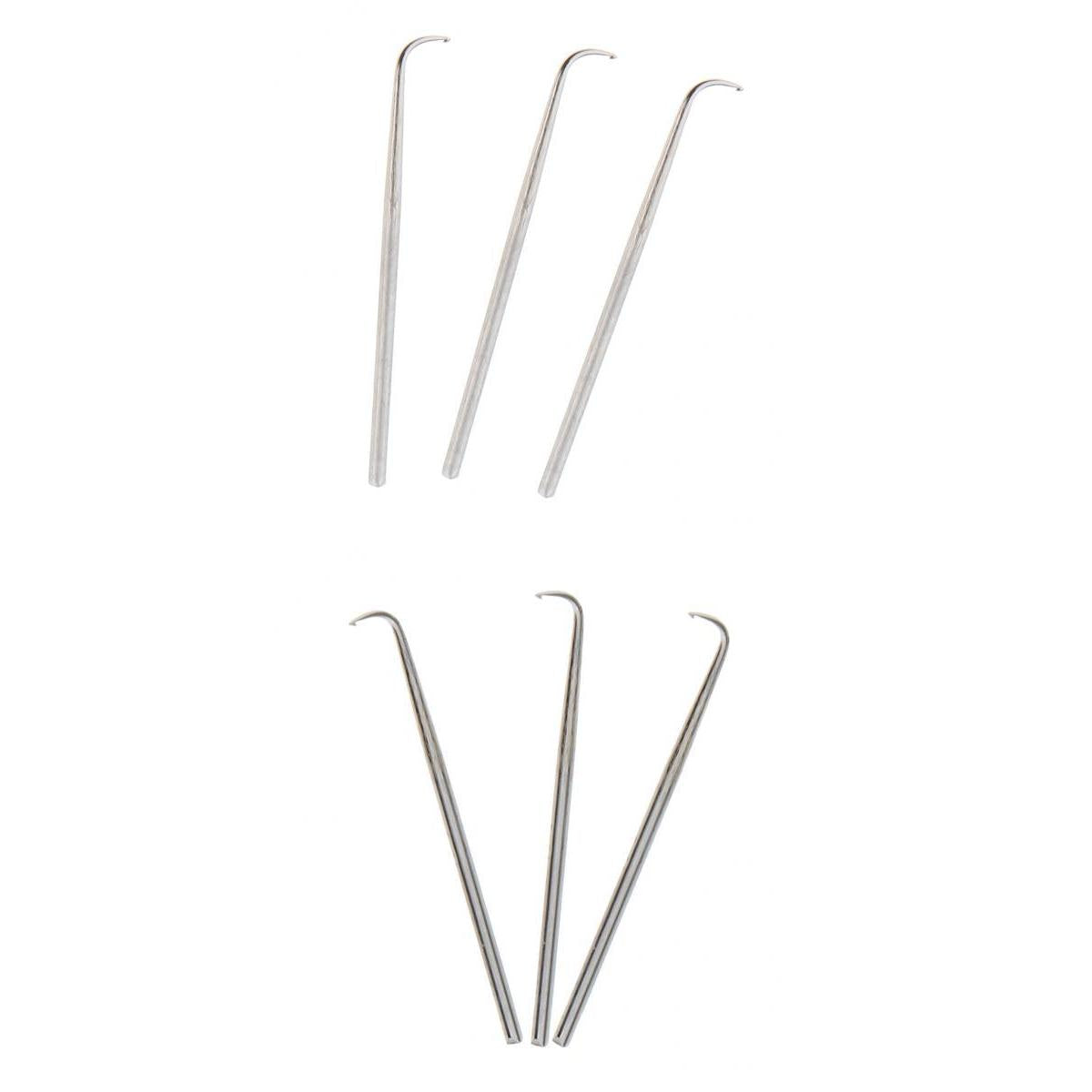 6PCS Crochet Hook Hair Sewing Knitting Weave Needle Wigs Extensions Tools S