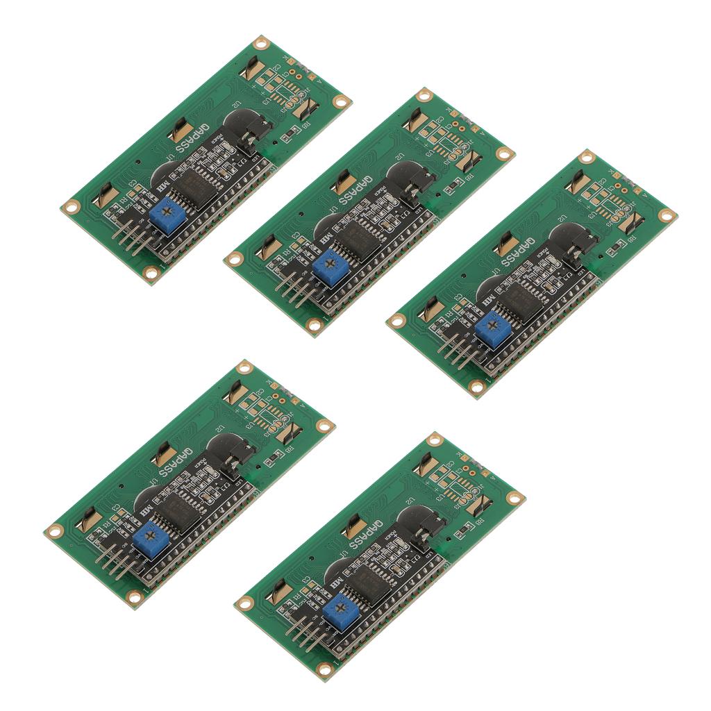 5 Pieces IIC I2C Serial 1602 16x2 Character LCD Module Display for