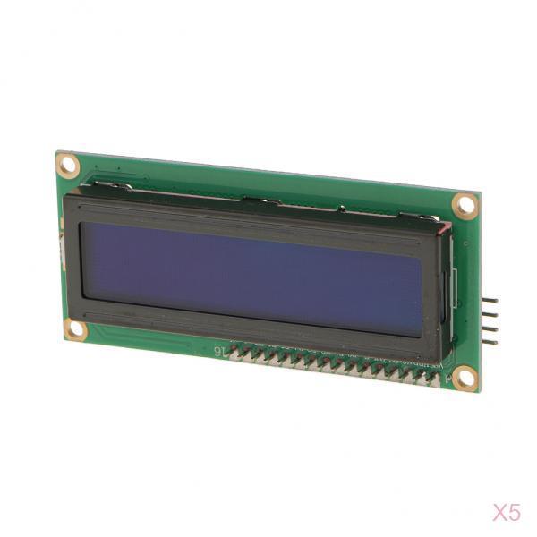 5 Pieces IIC I2C Serial 1602 16x2 Character LCD Module Display for