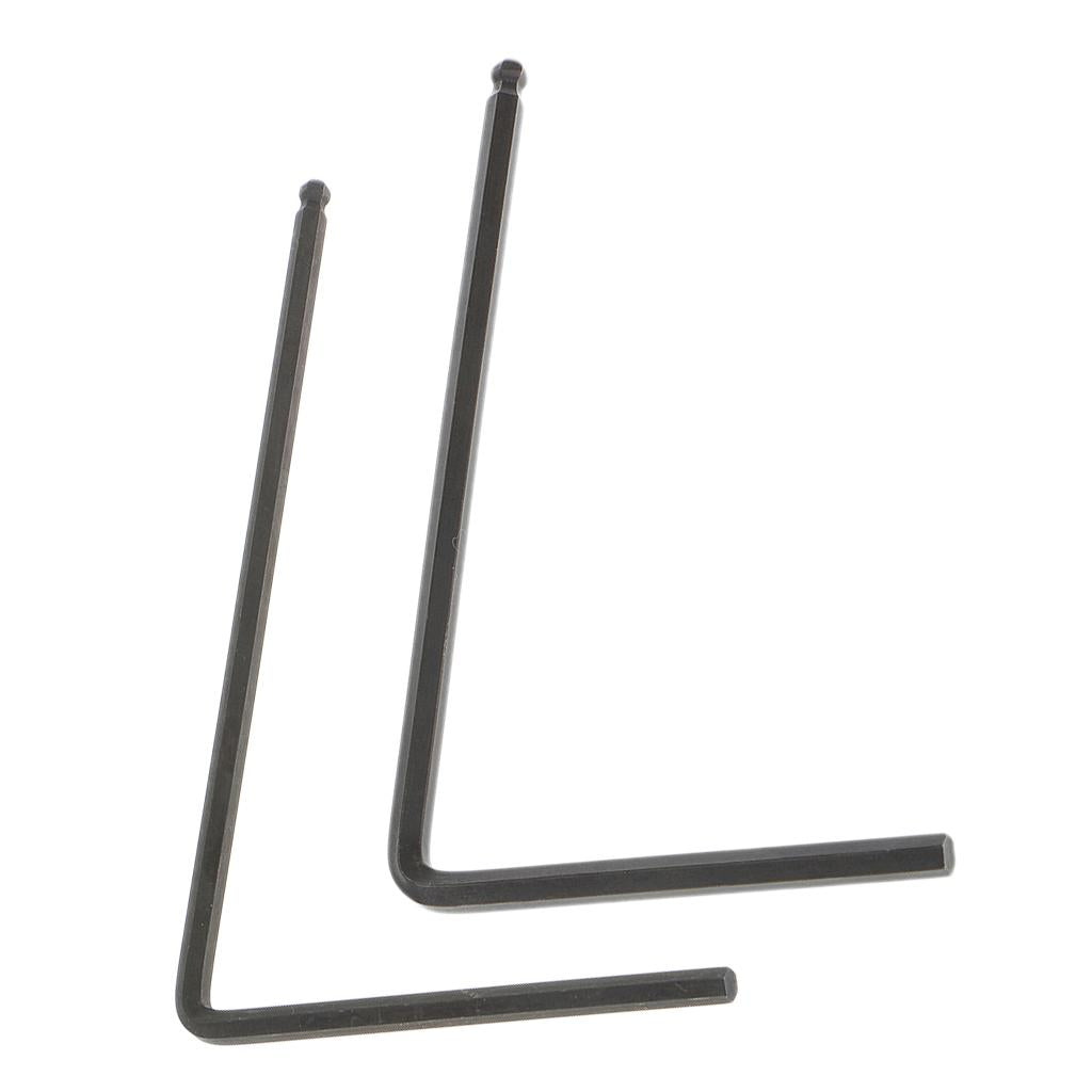 2 Pieces Truss Rod Allen Wrench Guitar Adjustment Tool for Guitar