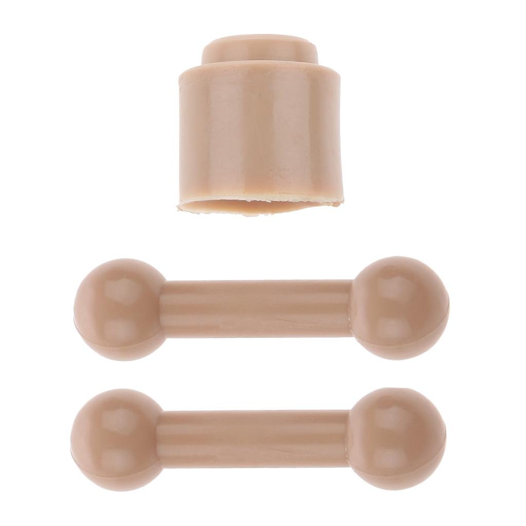 1/6 Feet Heightening Connectors &Male Head Inner Ring for 12'' Action Figure