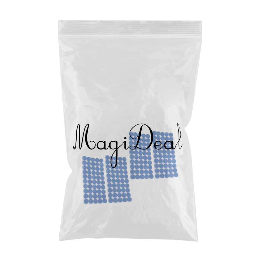 200 Pieces Furniture Pads Self-Adhesive Non-slip Floor Wall Protectors Blue