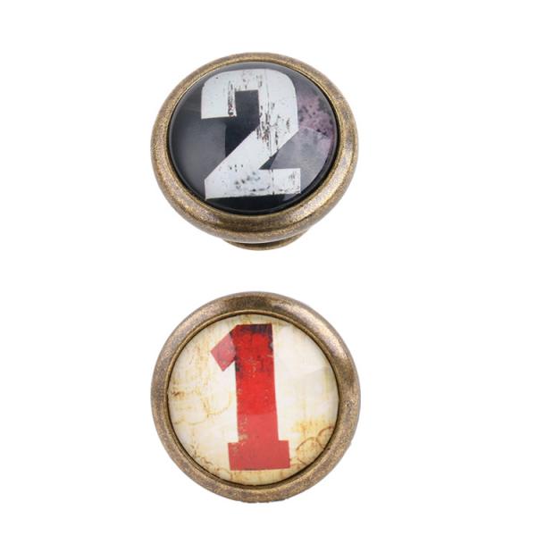 2 Pieces Vintage Cabinet Door Drawer Bin Dresser Handle Pull Knob Hardware