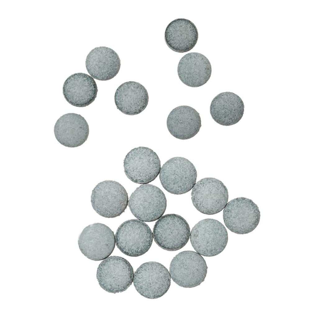 100 Pieces Pro Snooker Billiard Pool Cue Stick Tips Midium Hardness Gray