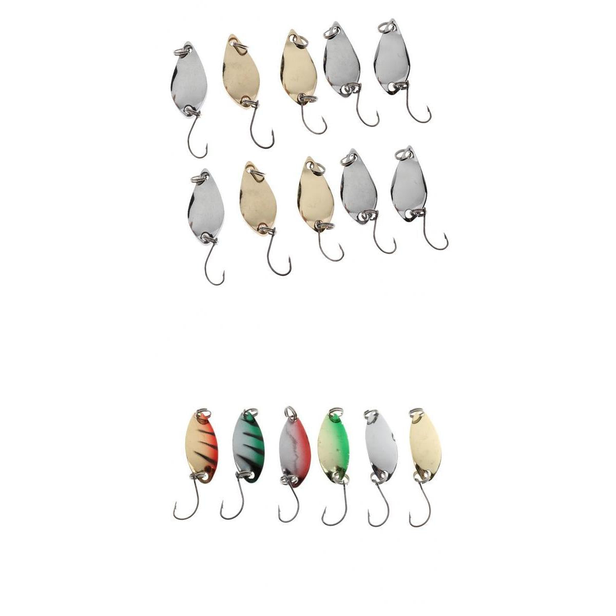 16pcs Fly Fishing Sequins Lure Bait Set for Perch Herring Topwater Fishing