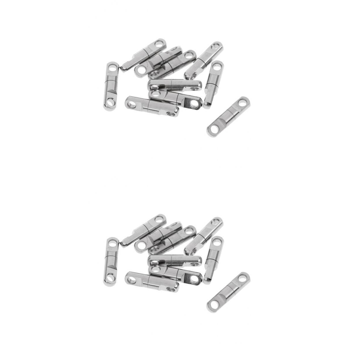 20pcs Ball Bearing Swivels Heavy Duty Fishing Swivels Connector 3.5mm 5mm