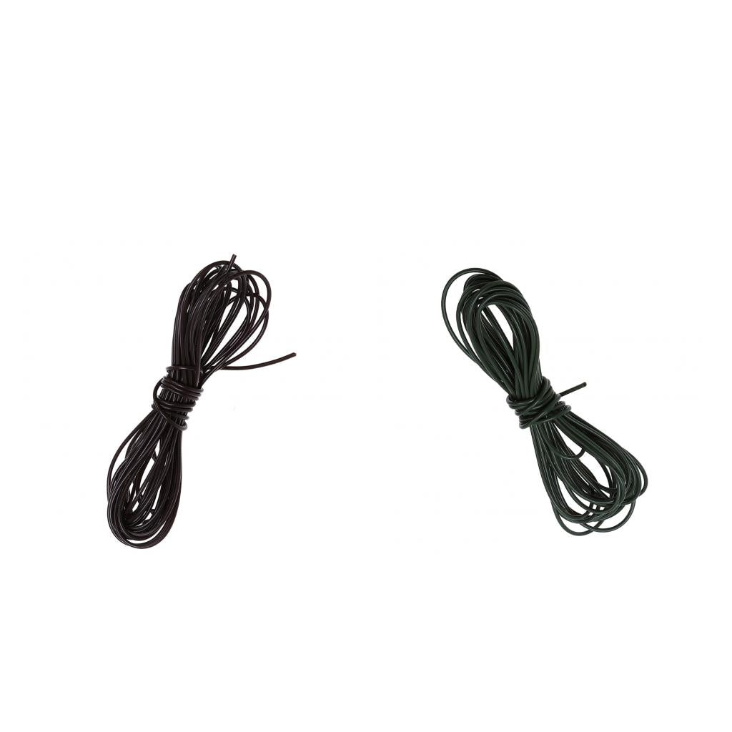 2pcs 5m Silicone Rig Tube Sleeve 1mm Pretend Fishing Lines for Carp Fishing