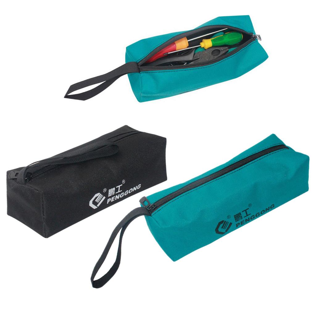 2 Pieces Oxford Storage Bag Repair Tools Hardware Handbag Zip Organizer
