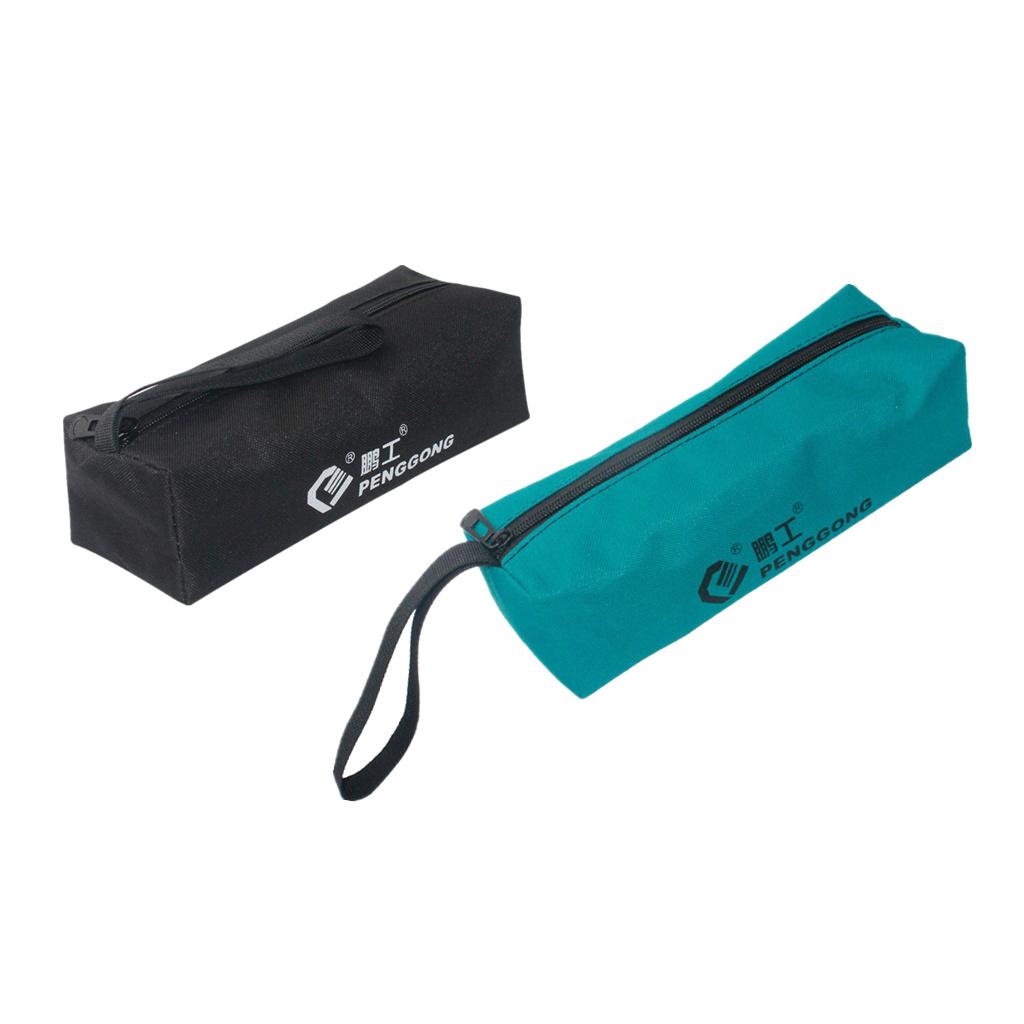 2 Pieces Oxford Storage Bag Repair Tools Hardware Handbag Zip Organizer