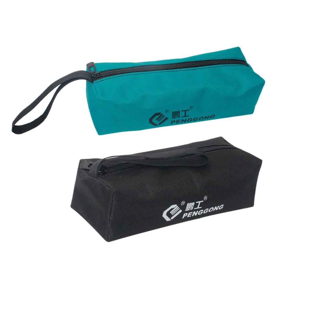2 Pieces Oxford Storage Bag Repair Tools Hardware Handbag Zip Organizer