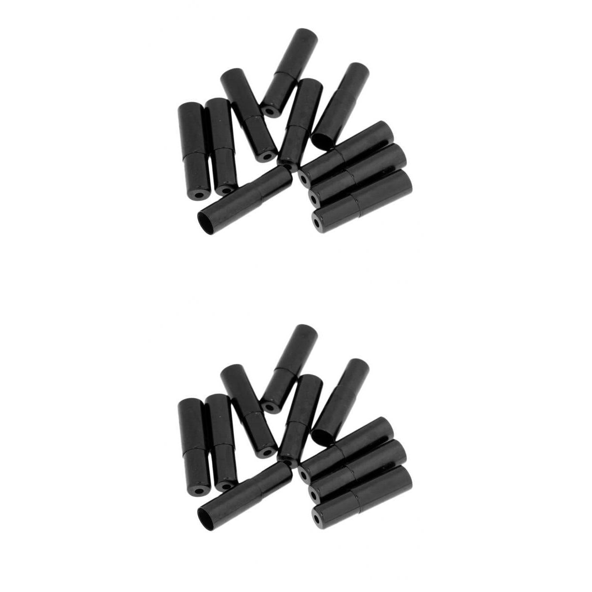 20Pcs Alloy Bicycle Bike Brake Cable Housing End Cap Wire Line Cover 5mm+4mm