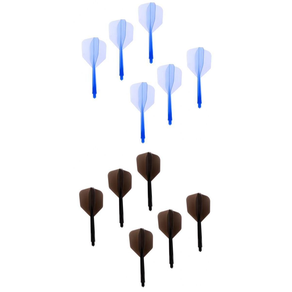 12 Pieces Transparent 2BA Thread Dart Shafts and Dart Flights Connection