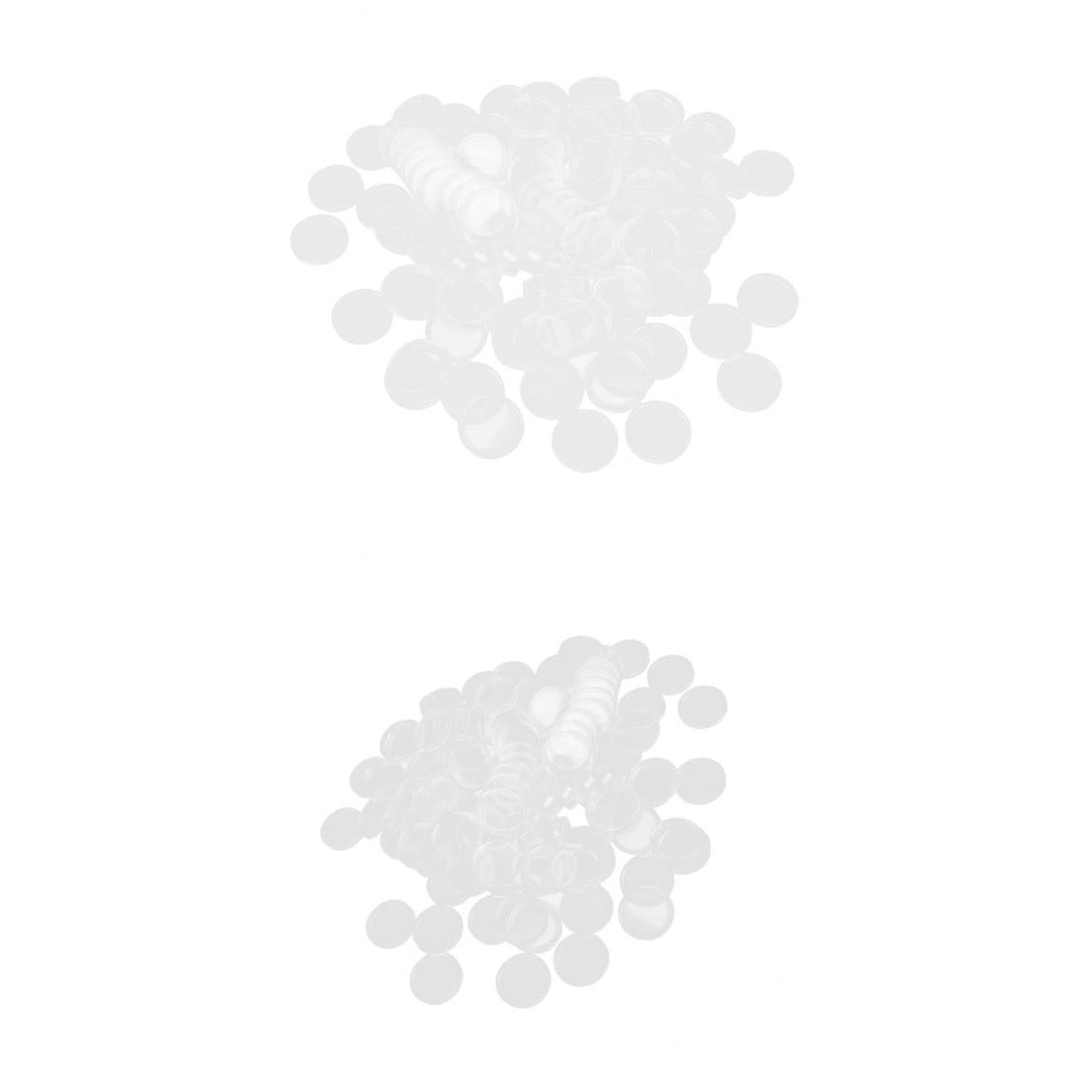 200Pcs Round Coin Holders Capsules Coin Protection Transparent 18mm & 23mm