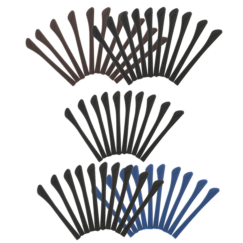 50 Pieces Eyeglasses Temple End Tips Ear Sock Tubes Replacement Repair