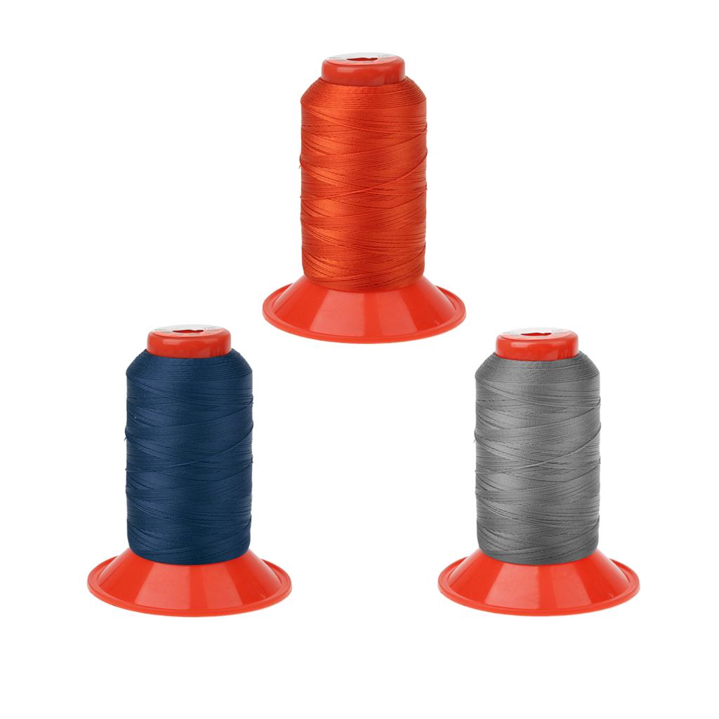 3pcs Strong Bonded Nylon Tent Backpack Sewing Thread Cord 500 Meters Each