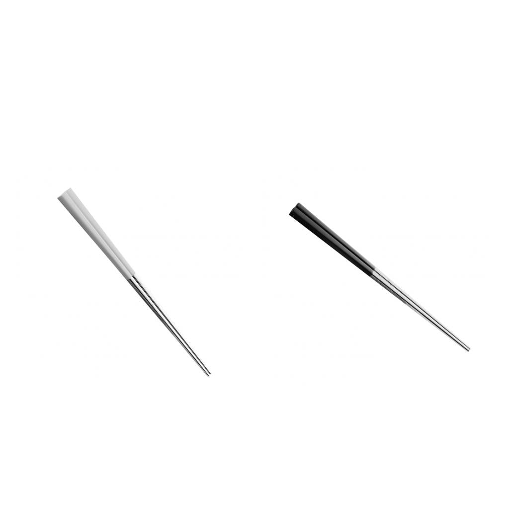 2 Pairs Stainless Steel Square Chopsticks EcoFriendly Square Tableware