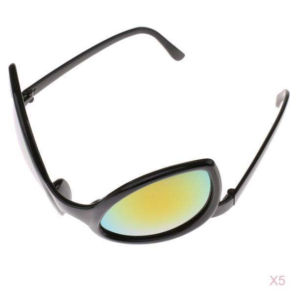 5 Pieces Black Alien Sunglasses Party Glasses Fancy Dress Costume Role Play